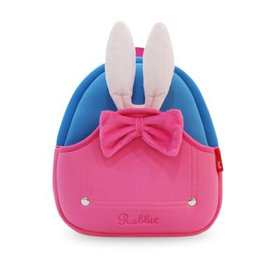 NH031  Neoprene eco friendly Toddler Backpack 3D Rabbit Backpack for Girl