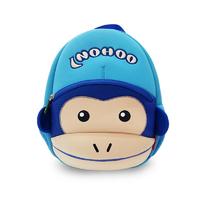 NH021 Funny monkey style waterproof neoprene lovely backpack for kids