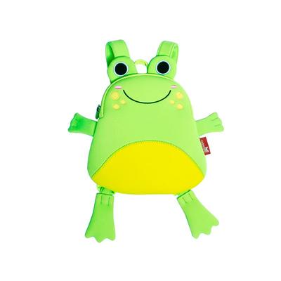 NH056 Lightweight small backpack Animal shape cute frog bag for little kids