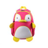 NH011 Penguin style Neoprene Backpack Kids 3D Cartoon School bag for boys and girls