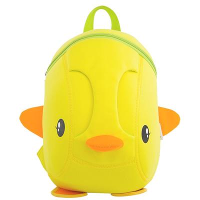 NH017 Lovely cartoon Kids daily bag Duck 3D Shape kindergarten bag for children