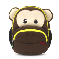 NH020 Neoprene Kid Backpack Cute Zoo animal monkey Cartoon Bag for boys