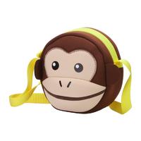 NHK008 Lovely Kids Monkey Style Messenger Bags Waterproof Sling Bag