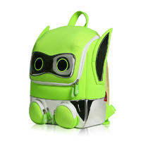 NH082 Primary 3D Students School bag neoprene safety Robot Backpack