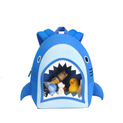 NHB186 New arrival cute and vivid shark toddler Backpack bag