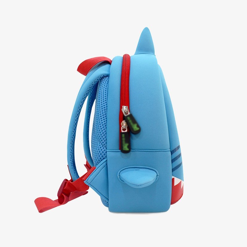 Nohoo Children Products-High Quality Nh033 3d Shark Kids Backpack Cartoon Children Schoolbag-4