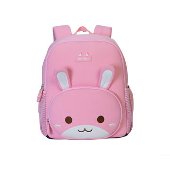 NHB042XL new arrival pink rabbit animal waterproof children school bag for girls.