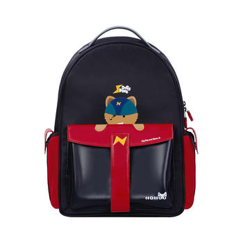 NHZ021-15 Nohoo 2019 new design rocket series PU and Polyester  children student school backpack