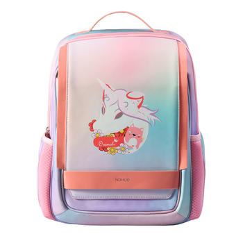 NHB320 high quality PU polyester Cartoon School Bag Cute Animal Kids Shoulder student travel bags